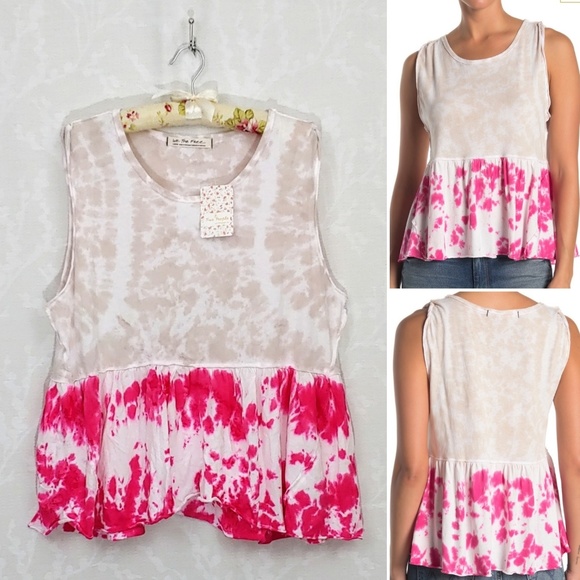 Free People Tops - We the Free Anytime Peplum Sleeveless Top